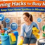 Cleaning Hacks for Busy Moms: Keep Your Home Spotless in Minutes